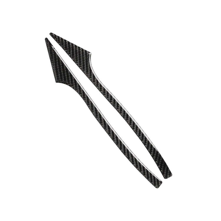 Carbon Fiber Car Rearview Mirror Bumper Strip Decorative Sticker for BMW 5 Series E60 2008-2010 /...