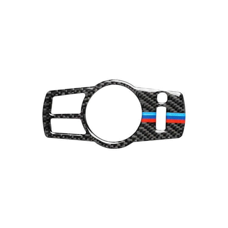 Three Color Carbon Fiber Car Headlight Switch Decorative Sticker for BMW 5 Series F01 / F10 / F07...