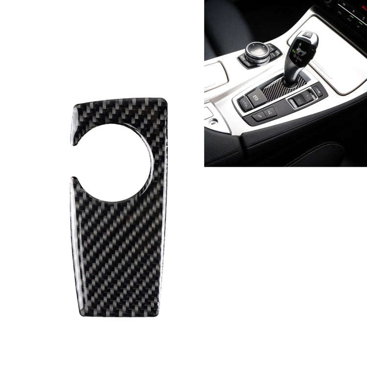 Carbon Fiber Car Handbrake Below Panel Decorative Sticker for BMW 5 Series F07 F10 F25 F26 / GT X...