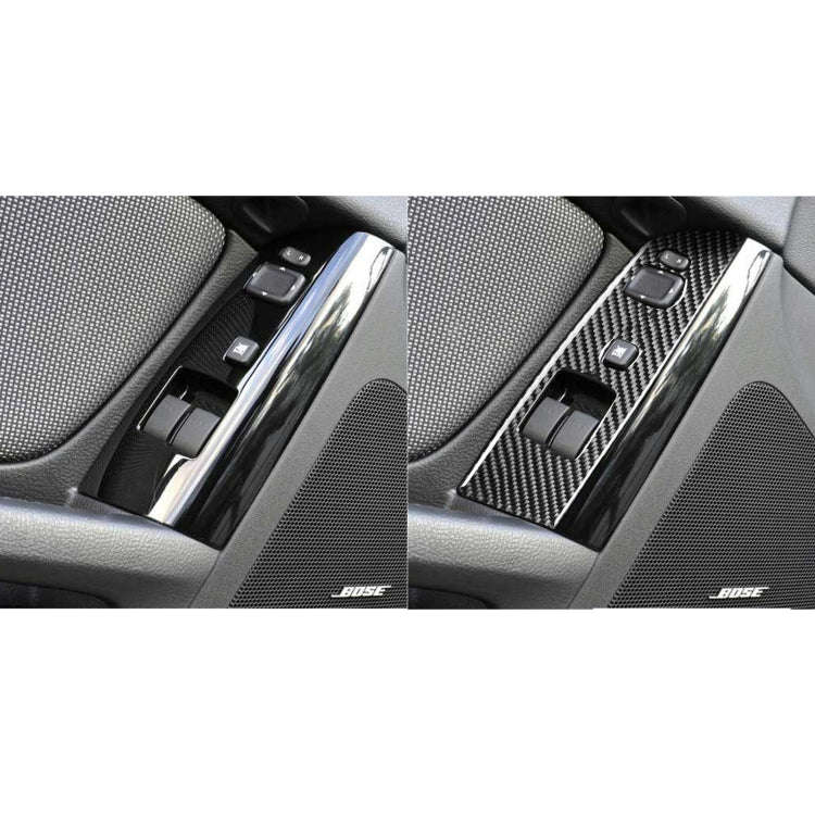 2 PCS Car Carbon Fiber Left and Right Lifting Panel Decorative Sticker for Mazda RX8 2004-2009, L...