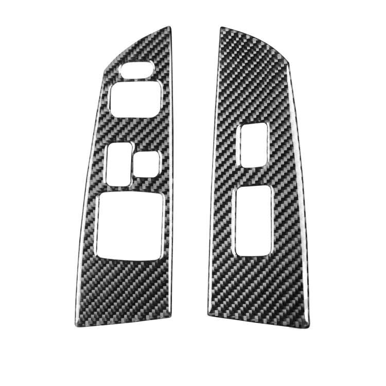 2 PCS Car Carbon Fiber Left and Right Lifting Panel Decorative Sticker for Mazda RX8 2004-2008, L...