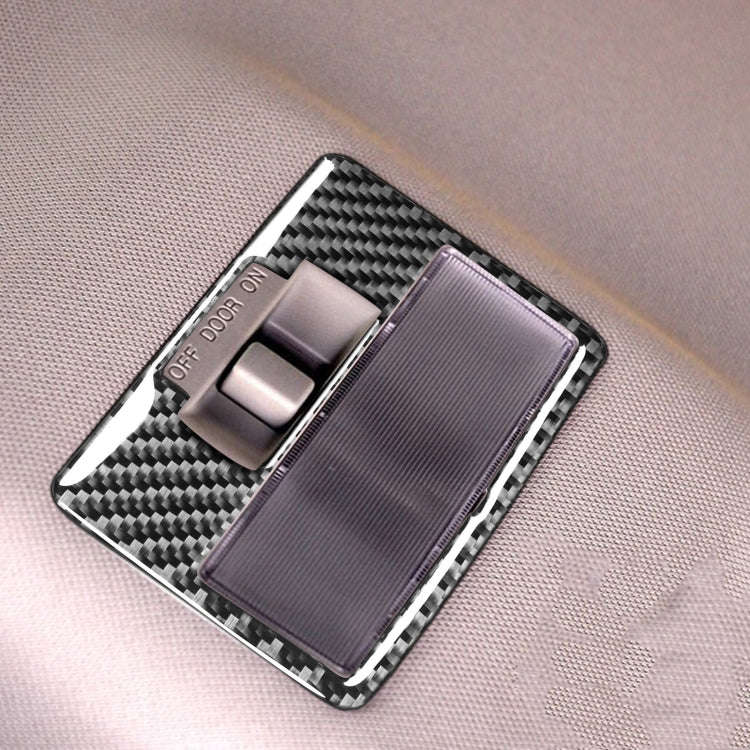 Car Carbon Fiber Rear Reading Light B Style Decorative Sticker for Mazda RX8 2004-2008, Left and ...