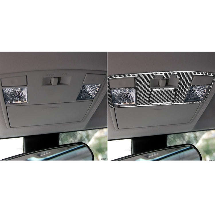 2 in 1 Car Carbon Fiber Rear Reading Light A Style Decorative Sticker for Mazda RX8 2004-2008, Le...