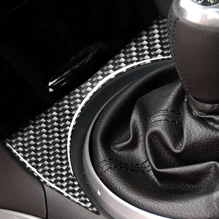 Car Carbon Fiber Gear Position Console Upper Decorative Sticker for Mazda RX8 2004-2008, Left and...