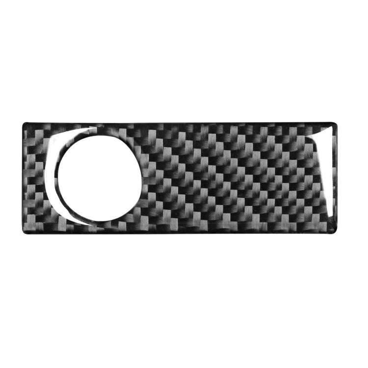 Car Carbon Fiber Glove Box Storage Box Handle Decorative Sticker for Mazda RX8 2004-2008, Left an...