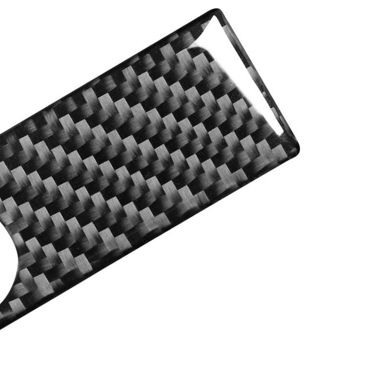 Car Carbon Fiber Glove Box Storage Box Handle Decorative Sticker for Mazda RX8 2004-2008, Left an...