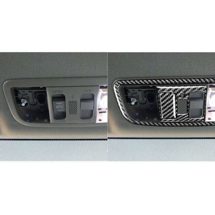 2 in 1 Car Carbon Ceiling Light Panel Decorative Sticker for Honda Civic 8th Generation 2006-2011...