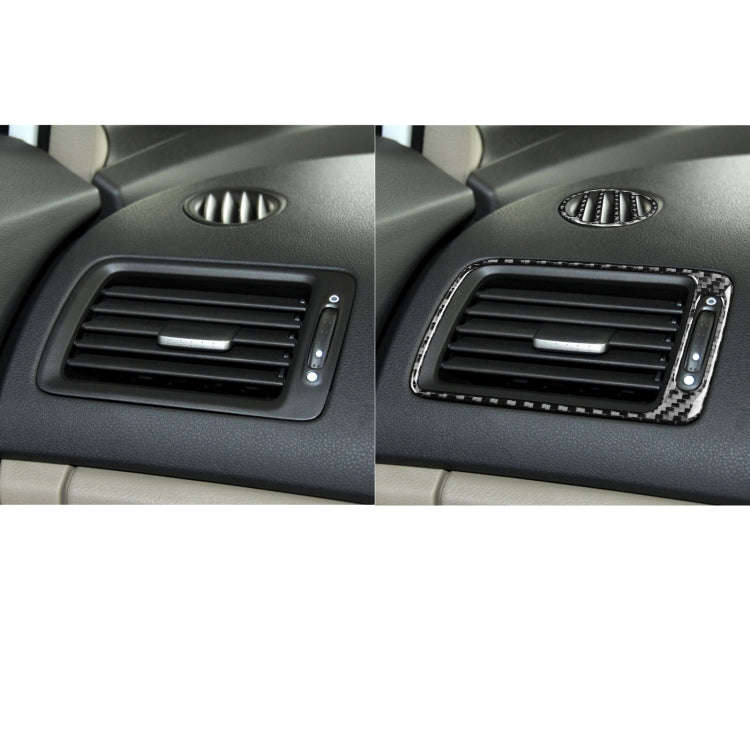 3 in 1 Car Carbon Fiber Front Passenger Seat Air Outlet Decorative Sticker for Honda Civic 8th Ge...
