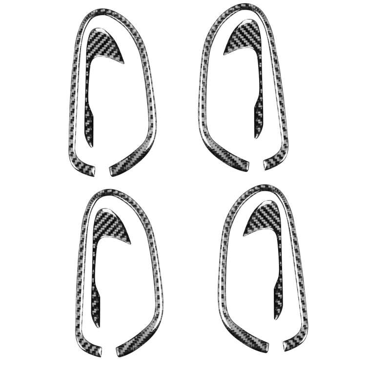 8 in 1 Car Carbon Door Handle Decorative Sticker for Honda Civic 8th Generation 2006-2011, Left a...