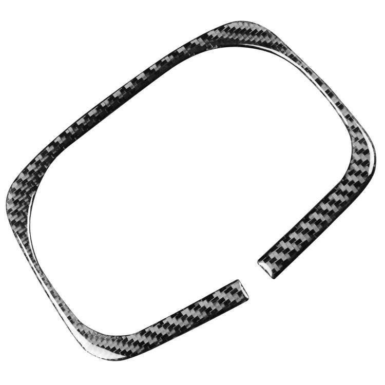Car Carbon Fiber Rear Water Cup Holder Frame Decorative Sticker for Honda Civic 8th Generation 20...
