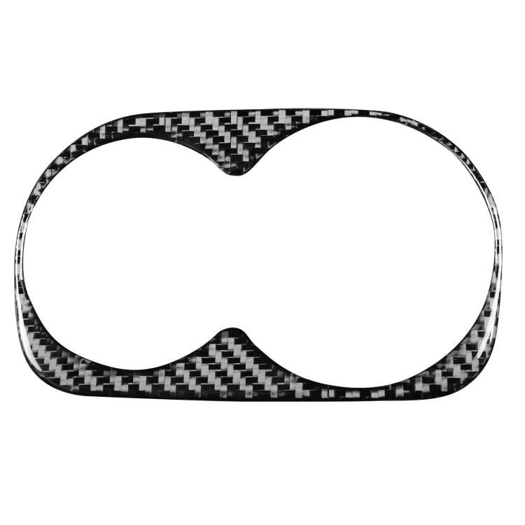 Car Carbon Fiber Rear Water Cup Holder Decorative Sticker for Honda Civic 8th Generation 2006-201...