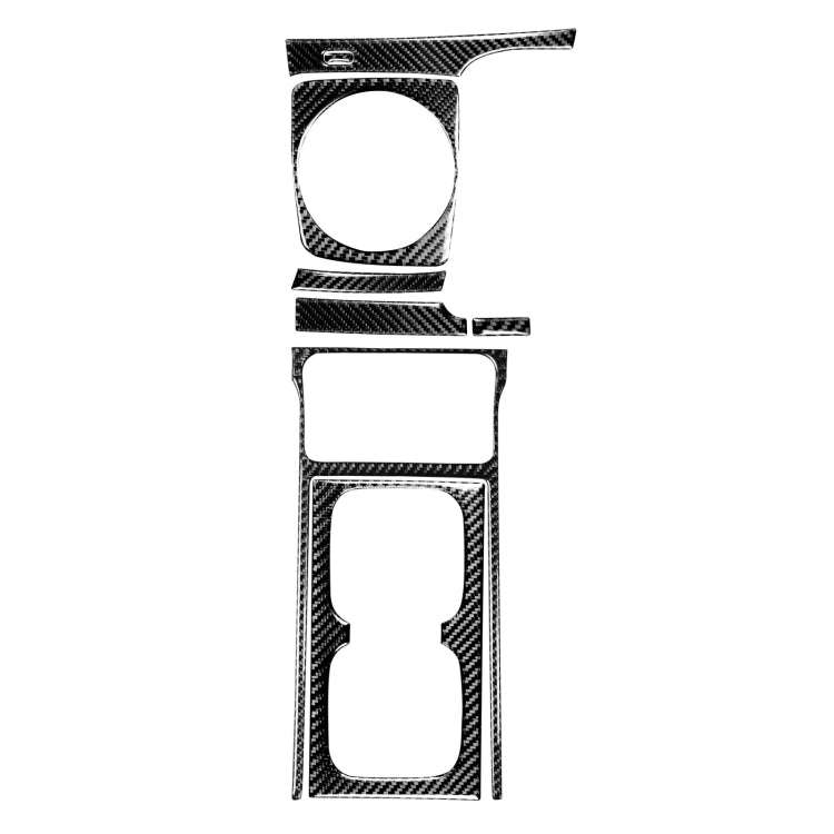 7 in 1 Car Carbon Fiber Manual Gear + Water Cup Holder Decorative Sticker for Honda Civic 8th Gen...