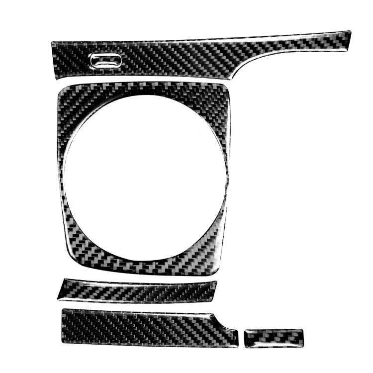 5 in 1 Car Carbon Fiber Manual Gear Panel Set Decorative Sticker for Honda Civic 8th Generation 2...