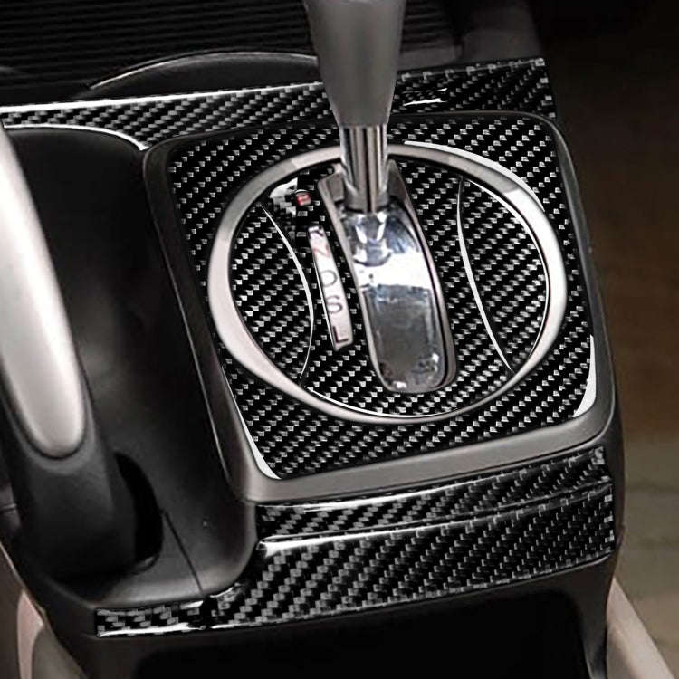 8 in 1 Car Carbon Fiber Automatic Gear Panel Set Decorative Sticker for Honda Civic 8th Generatio...