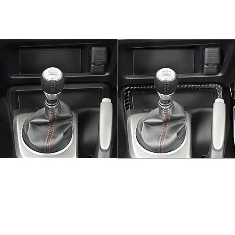 Car Carbon Fiber Small Storage Box Decorative Sticker for Honda Civic 8th Generation 2006-2011, R...