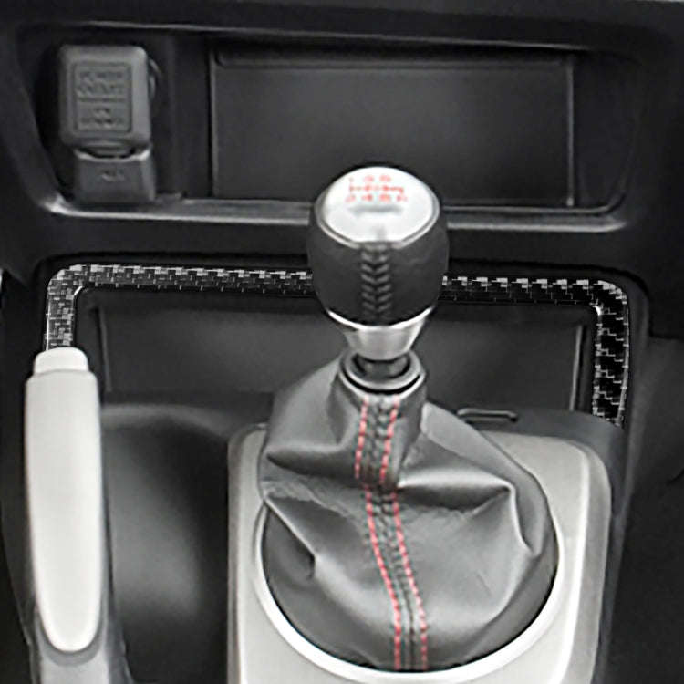 Car Carbon Fiber Small Storage Box Decorative Sticker for Honda Civic 8th Generation 2006-2011, L...