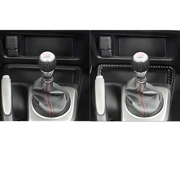 Car Carbon Fiber Small Storage Box Decorative Sticker for Honda Civic 8th Generation 2006-2011, L...
