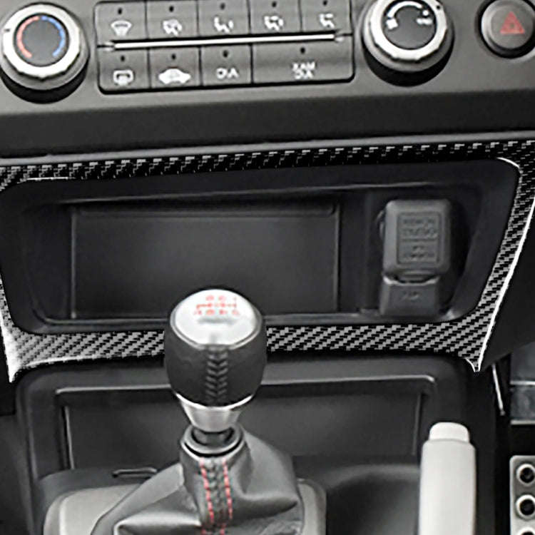 Car Carbon Fiber Big Storage Box Decorative Sticker for Honda Civic 8th Generation 2006-2011, Rig...