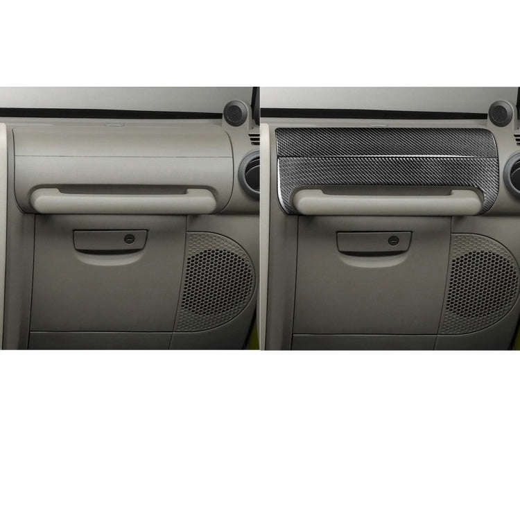 2 in 1 Car Carbon Fiber Front Passenger Seat Handrail Decorative Sticker for Jeep Wrangler JK 200...