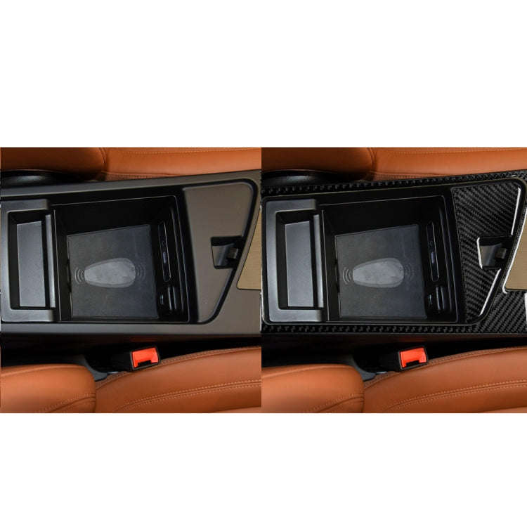 2 in 1 Car Carbon Fiber Armrest Box Decorative Sticker for Alfa Romeo Giulia 2017-2019, Right Drive