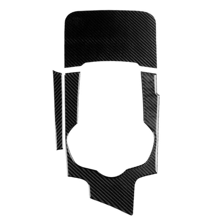 3 in 1 Car Carbon Fiber Gear Frame Panel Decorative Sticker for Alfa Romeo Giulia 2017-2019, Righ...