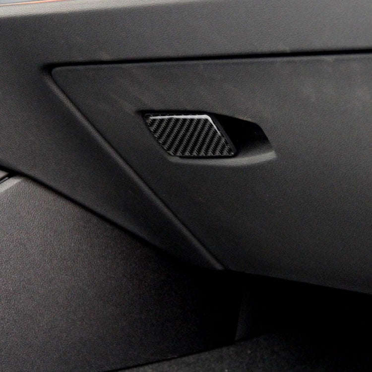 Car Carbon Fiber Storage Box Handle Decorative Sticker for BMW 3 Series G20/G28/325Li/330d/335 20...