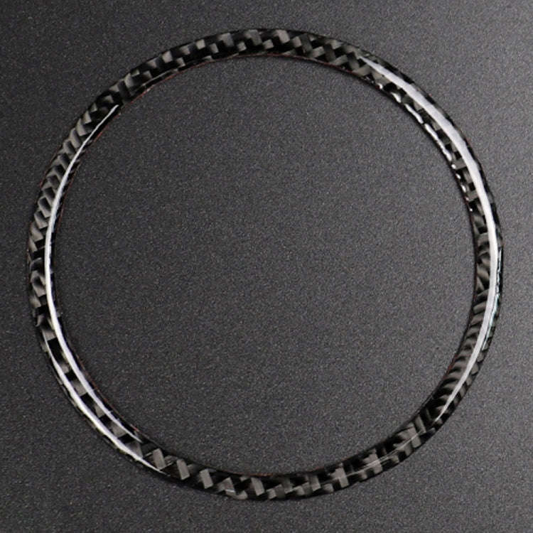 Car Carbon Fiber Steering Wheel Circle Decorative Sticker for Mazda 3 Axela / ATENZA / CX-4 / CX-...