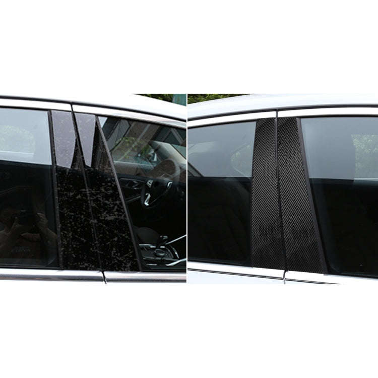 Car Carbon Fiber B Pillar Decorative Sticker for BMW 3 Series G20/G28/325Li/330d/335 2019-2020, L...