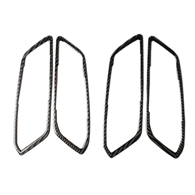 4 in 1 Car Carbon Fiber Door Handle Decorative Sticker for BMW 3 Series G20/G28/325Li/330d/335 20...