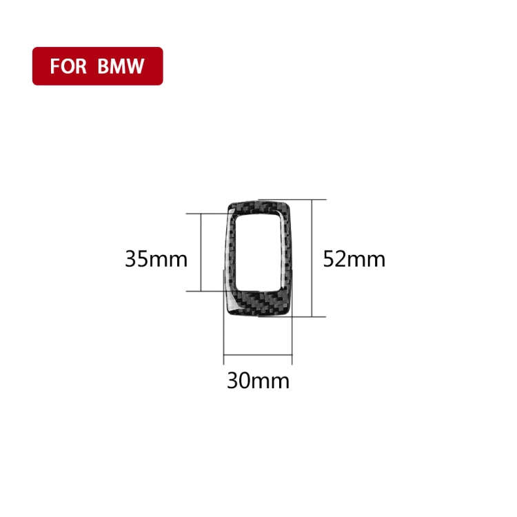 Car Carbon Fiber Trunk Switch Decorative Sticker for BMW 3 Series G20/G28/325Li/330d/335 2019-202...