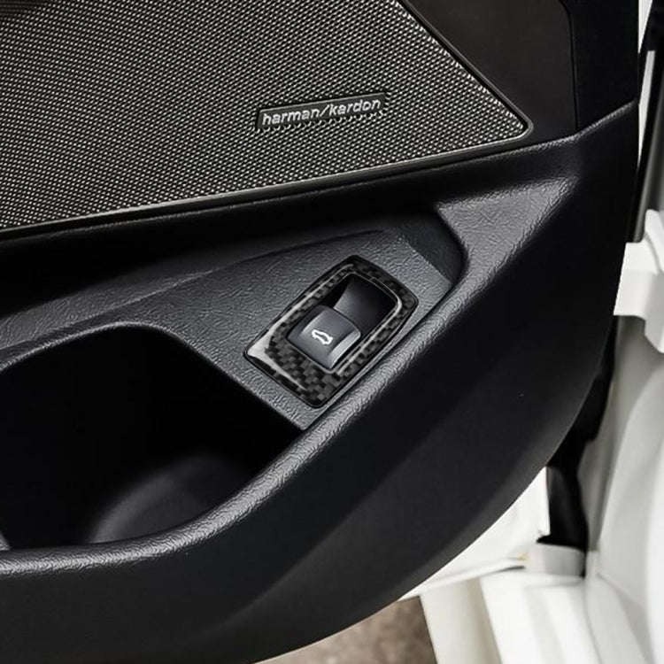 Car Carbon Fiber Trunk Switch Decorative Sticker for BMW 3 Series G20/G28/325Li/330d/335 2019-202...