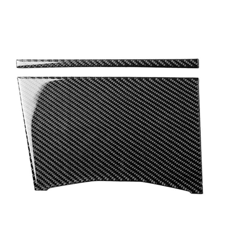2 in 1 Car Carbon Fiber Water Cup Cover Decorative Sticker for BMW 3 Series G20/G28/325Li/330d/33...