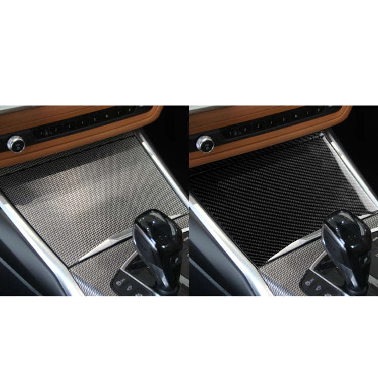 2 in 1 Car Carbon Fiber Water Cup Cover Decorative Sticker for BMW 3 Series G20/G28/325Li/330d/33...