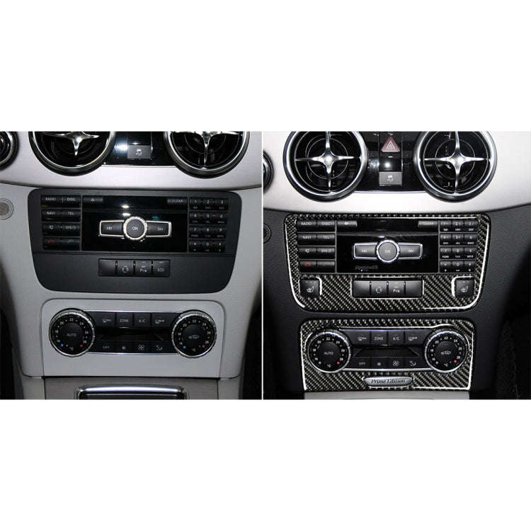 Car Carbon Fiber Solid Color CD Panel Decorative Sticker for Mercedes-Benz Traje Para GLK X204 30...
