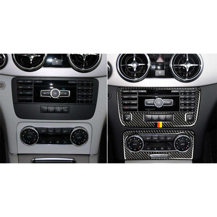 Car Carbon Fiber German Color CD Panel Decorative Sticker for Mercedes-Benz Traje Para GLK X204 3...