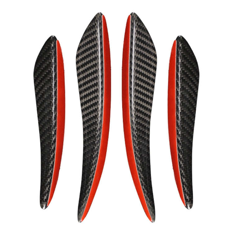 Universal Car Carbon Fiber Wind Knife Decorative Sticker, Left and Right Drive Universal