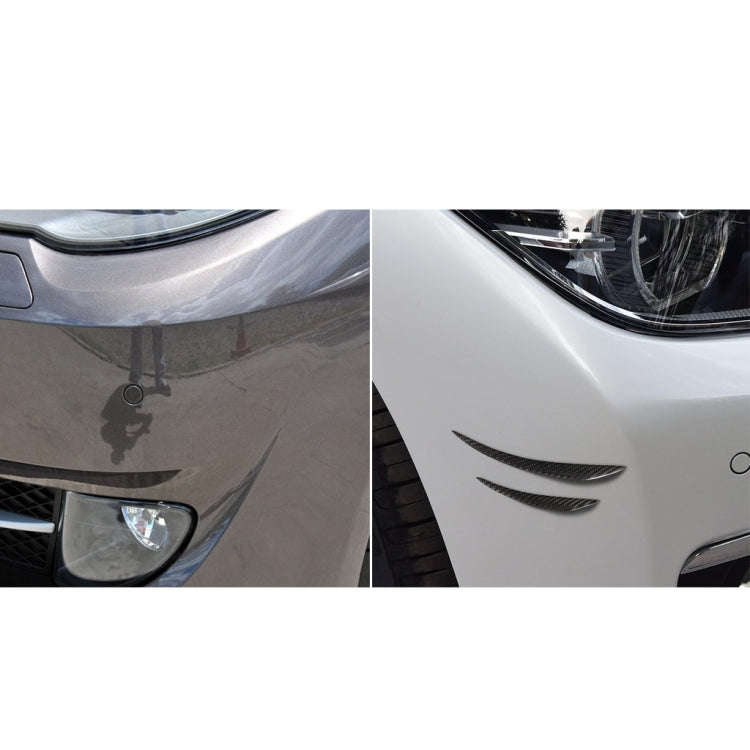 Universal Car Carbon Fiber Wind Knife Decorative Sticker, Left and Right Drive Universal