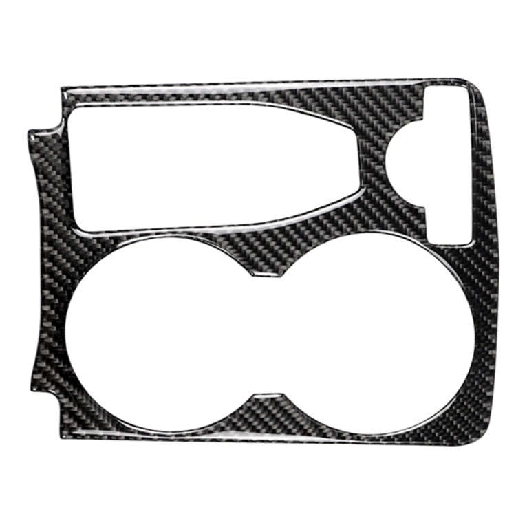 Car Carbon Fiber Solid Color Handrail Water Cup Holder Decorative Sticker for Mercedes-Benz GLK 2...