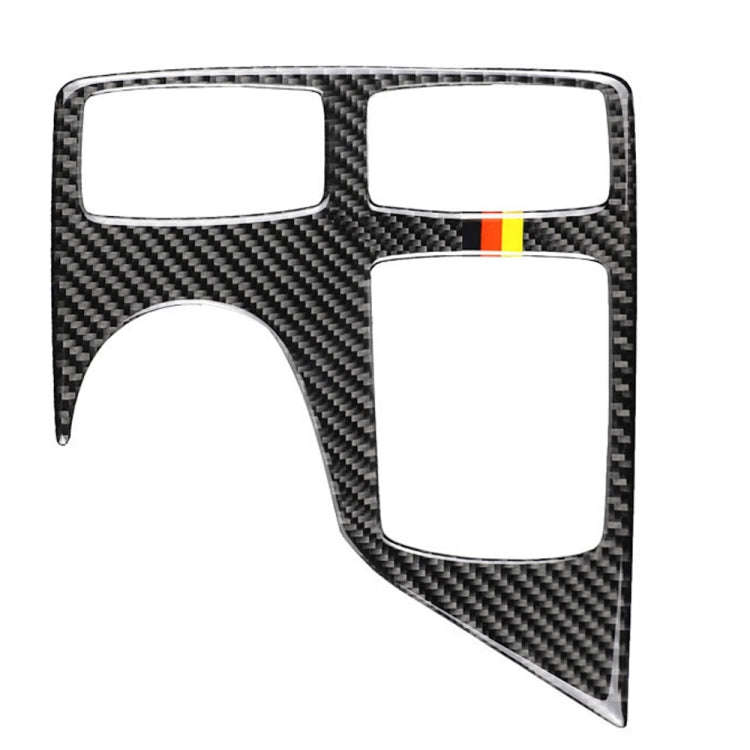 Car Carbon Fiber German Color Central Control Armrest Box Multimedia Panel A Decorative Sticker f...