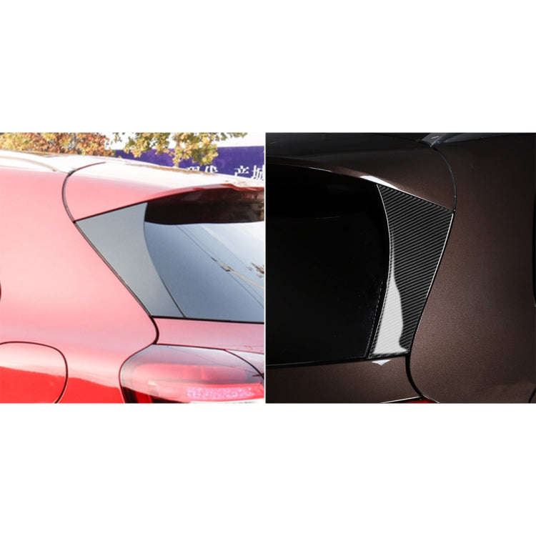 Car Carbon Fiber Rear Window Decorative Sticker for Mercedes-Benz GLA 2015-2018, Left and Right D...