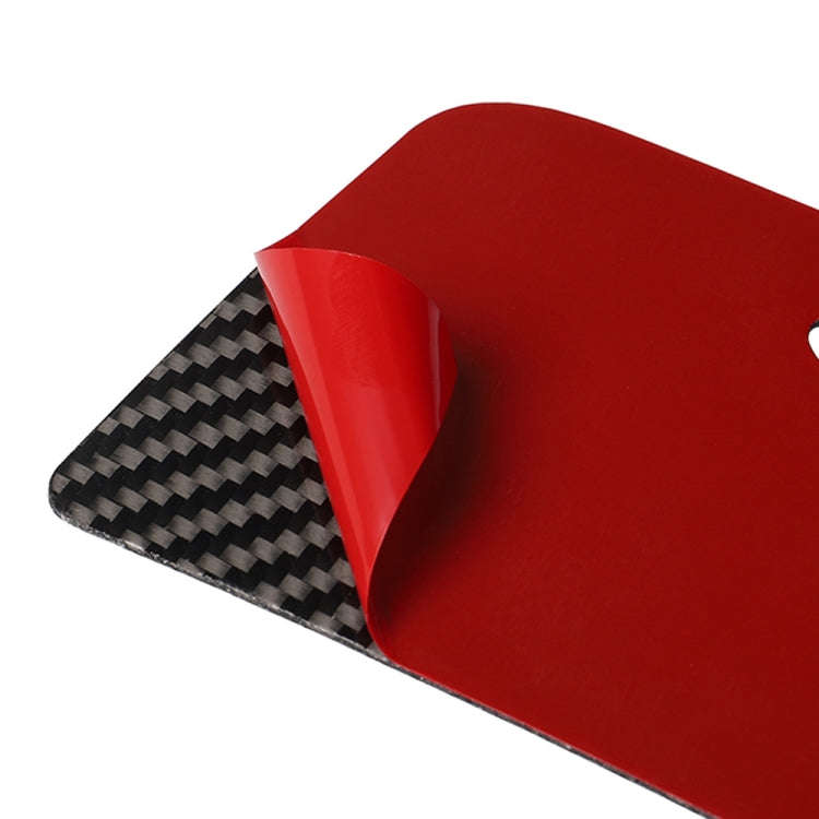Car Carbon Fiber German Color Central Control Panel Decorative Sticker for Mercedes-Benz A Class ...