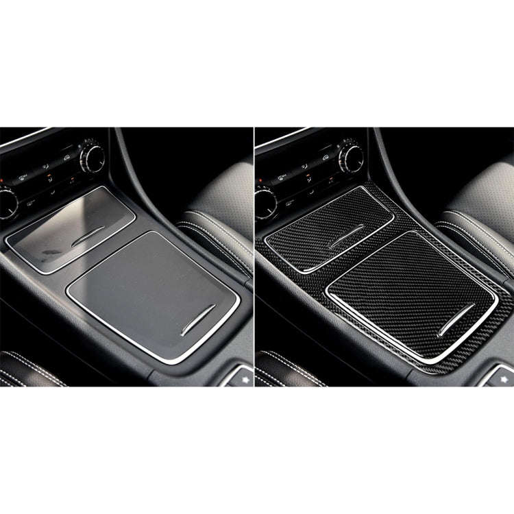 Car Carbon Fiber Solid Color Central Control Panel Decorative Sticker for Mercedes-Benz A Class 2...