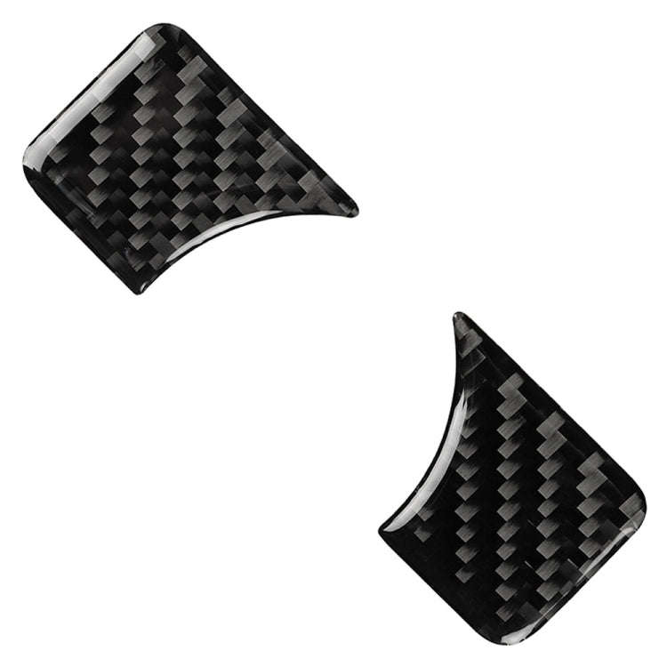 Car Carbon Fiber Solid Color Headlight Switch B Decorative Sticker for Mercedes-Benz A 2013-2018/...