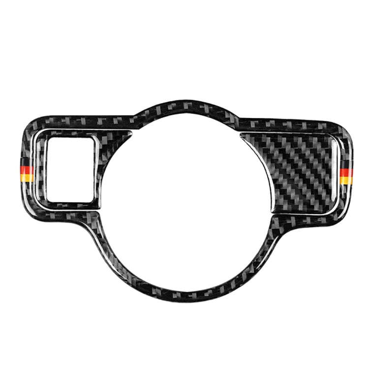 Car Carbon Fiber German Color Headlight Switch A Decorative Sticker for Mercedes-Benz A 2013-2018...