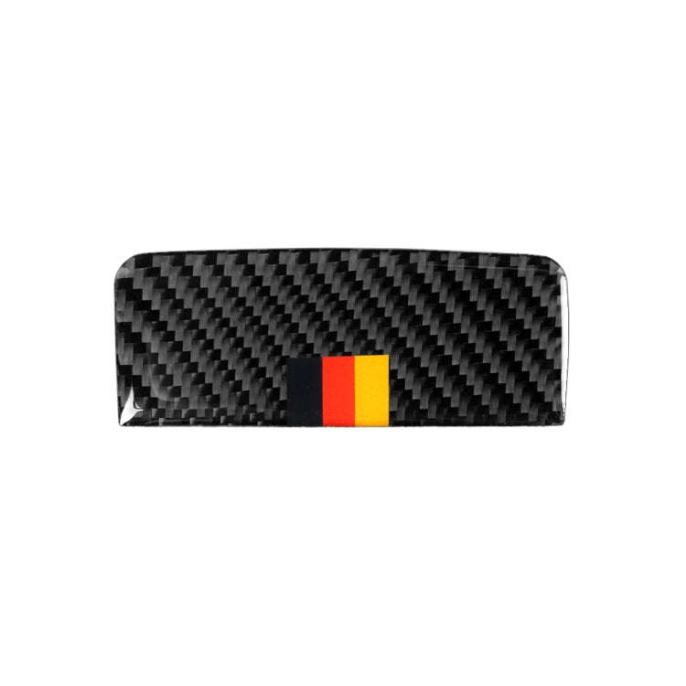 Car Carbon Fiber German Color Front Passenger Seat Side Storage Box Handle Decorative Sticker for...