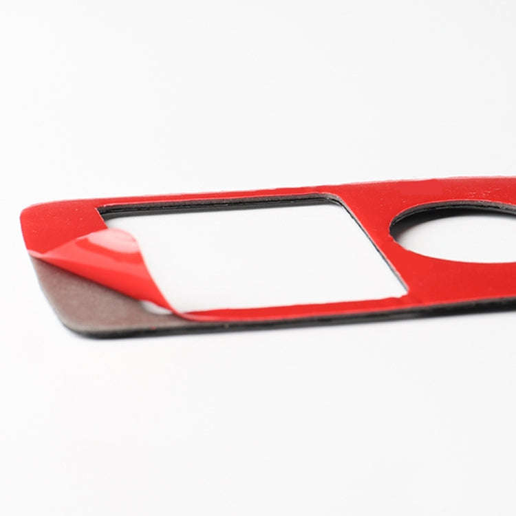 Car Carbon Fiber Solid Color Window Lift Panel Decorative Sticker for Mercedes-Benz C Class 2010-...