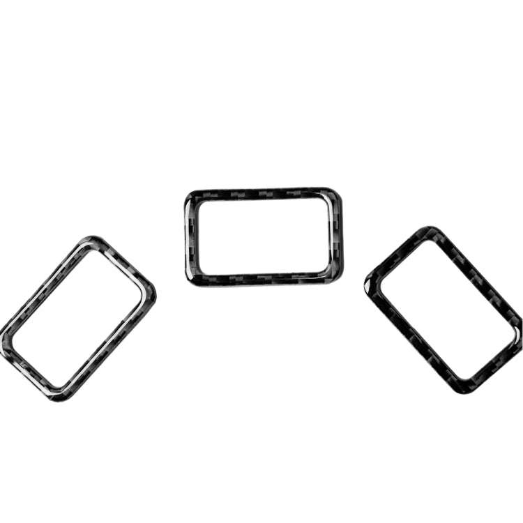 Car Carbon Fiber Solid Color Window Lift Panel Decorative Sticker for Mercedes-Benz GL 2013-2016/...