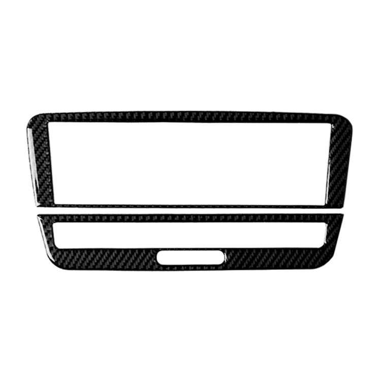 Car Carbon Fiber Solid Color Air Conditioning CD Panel Decorative Sticker for Mercedes-Benz A Cla...