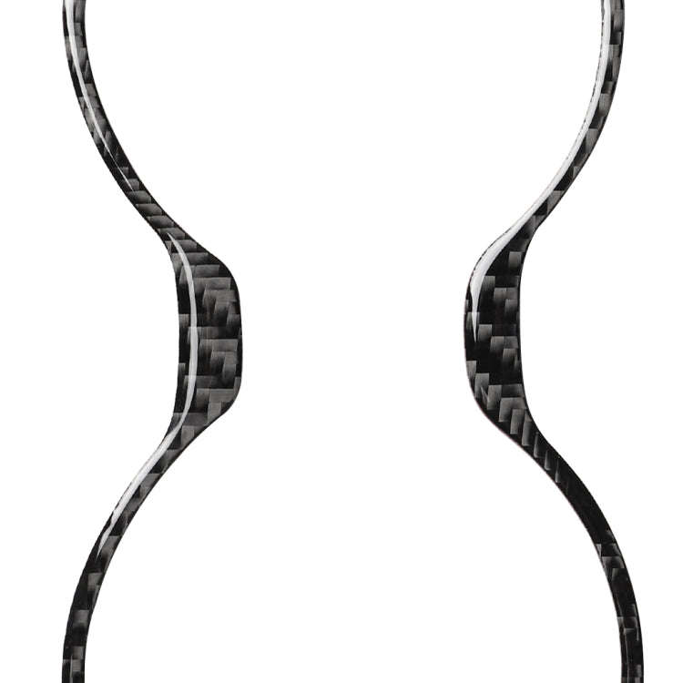Car Carbon Fiber Water Cup Holder Frame Decorative Sticker for Lexus RX300 / 270 / 200T / 450h 20...