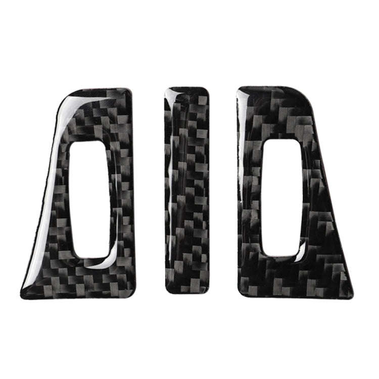 3 in 1 Car Carbon Fiber Air Outlet Decorative Sticker for Lexus NX200 / 200t / 300h 2014-2021, Le...